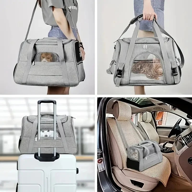Pet Carrier for Large and Medium Cats,