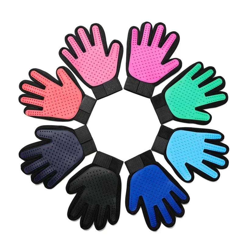Silicone Pet Grooming Gloves Cats