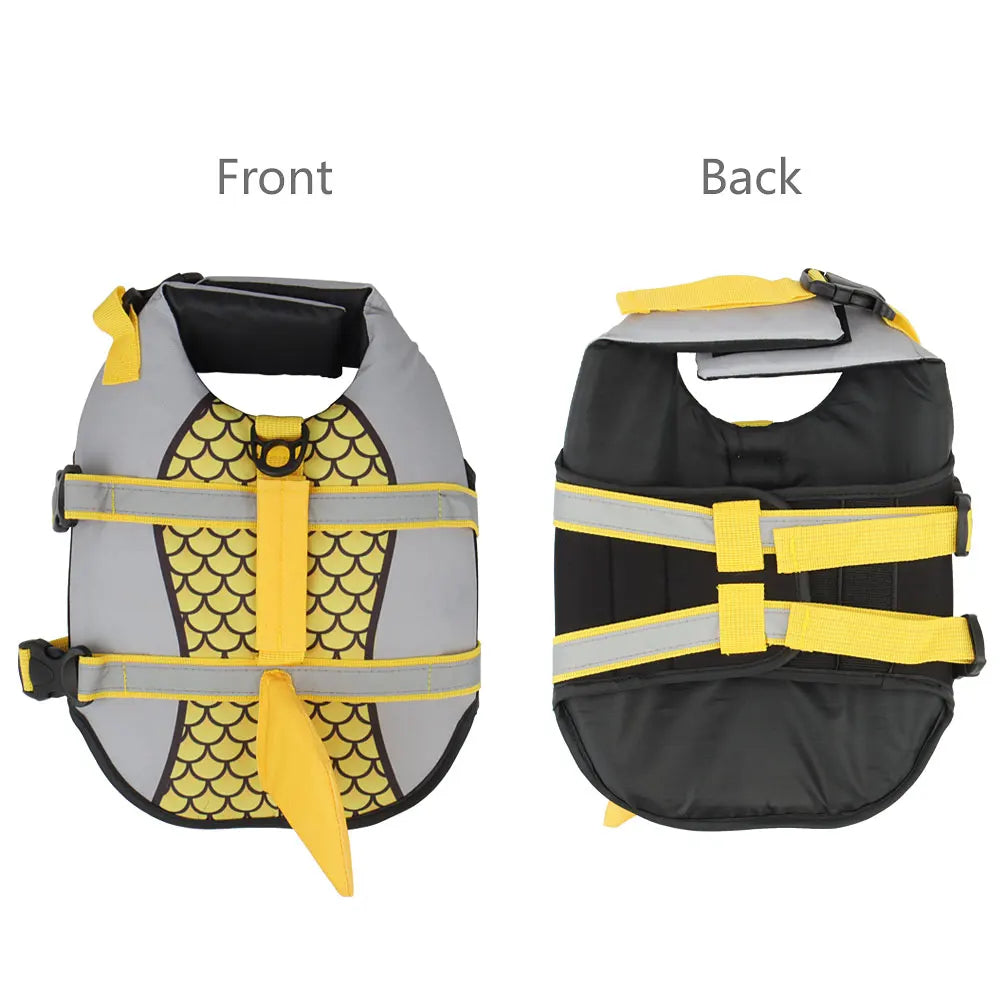 Shark Swim Dog Clothes Pet Life Jacket