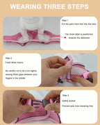 Soft mesh dog chest strap,