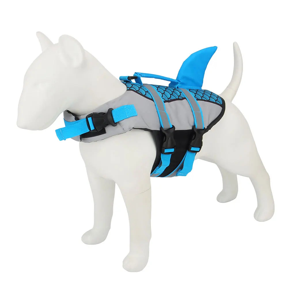 Shark Swim Dog Clothes Pet Life Jacket