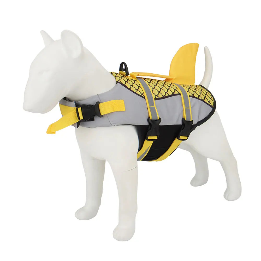Shark Swim Dog Clothes Pet Life Jacket