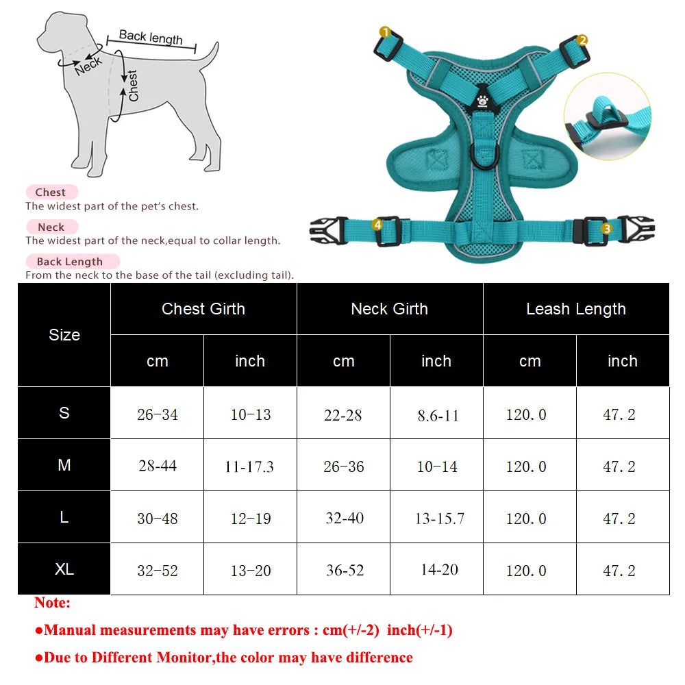 Adjustable Cat Harness Leash