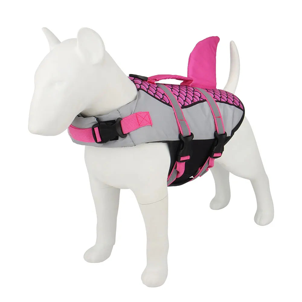 Shark Swim Dog Clothes Pet Life Jacket