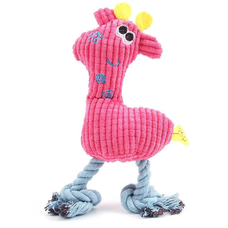 Plush Bone Dog Squeaky
