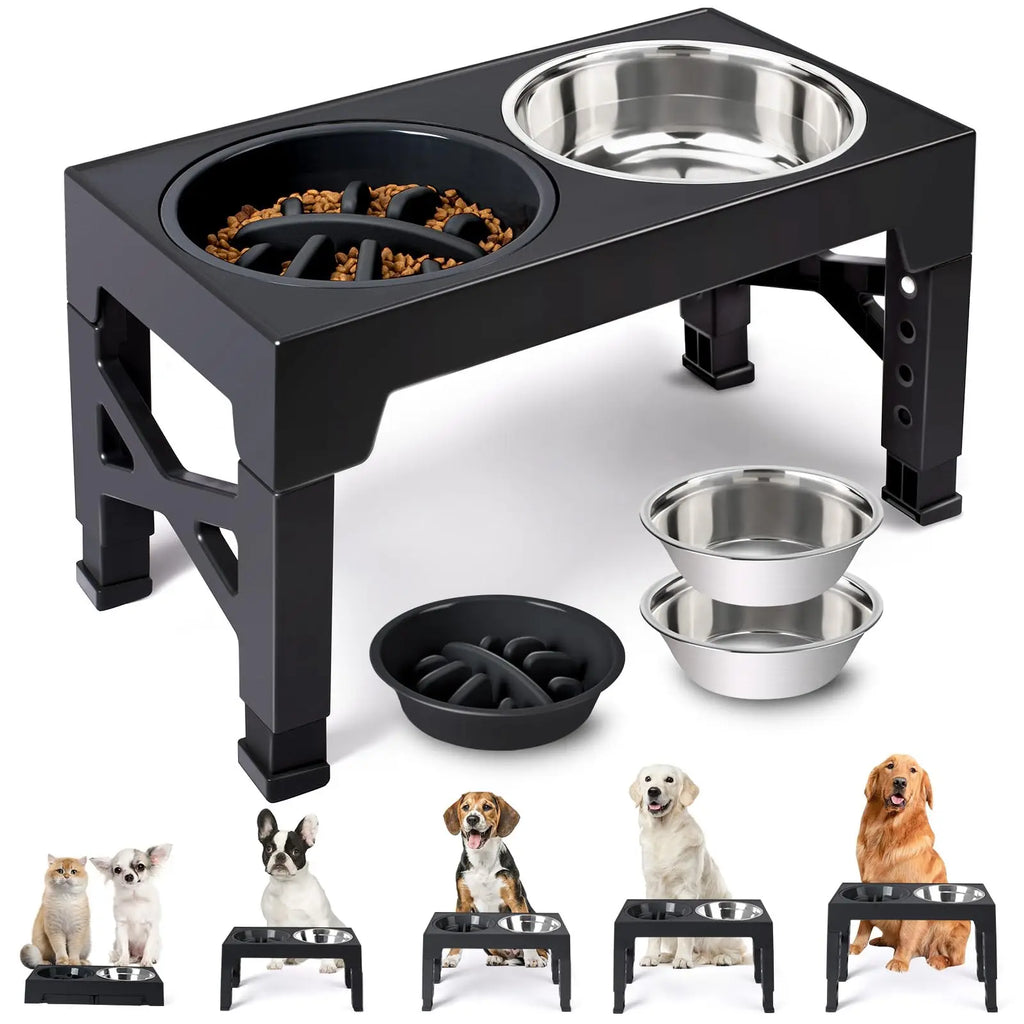 Elevated Dog Feeder Bowls