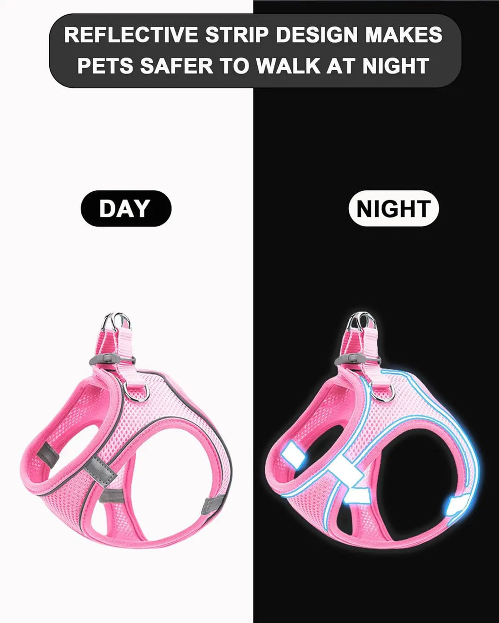 Soft mesh dog chest strap,