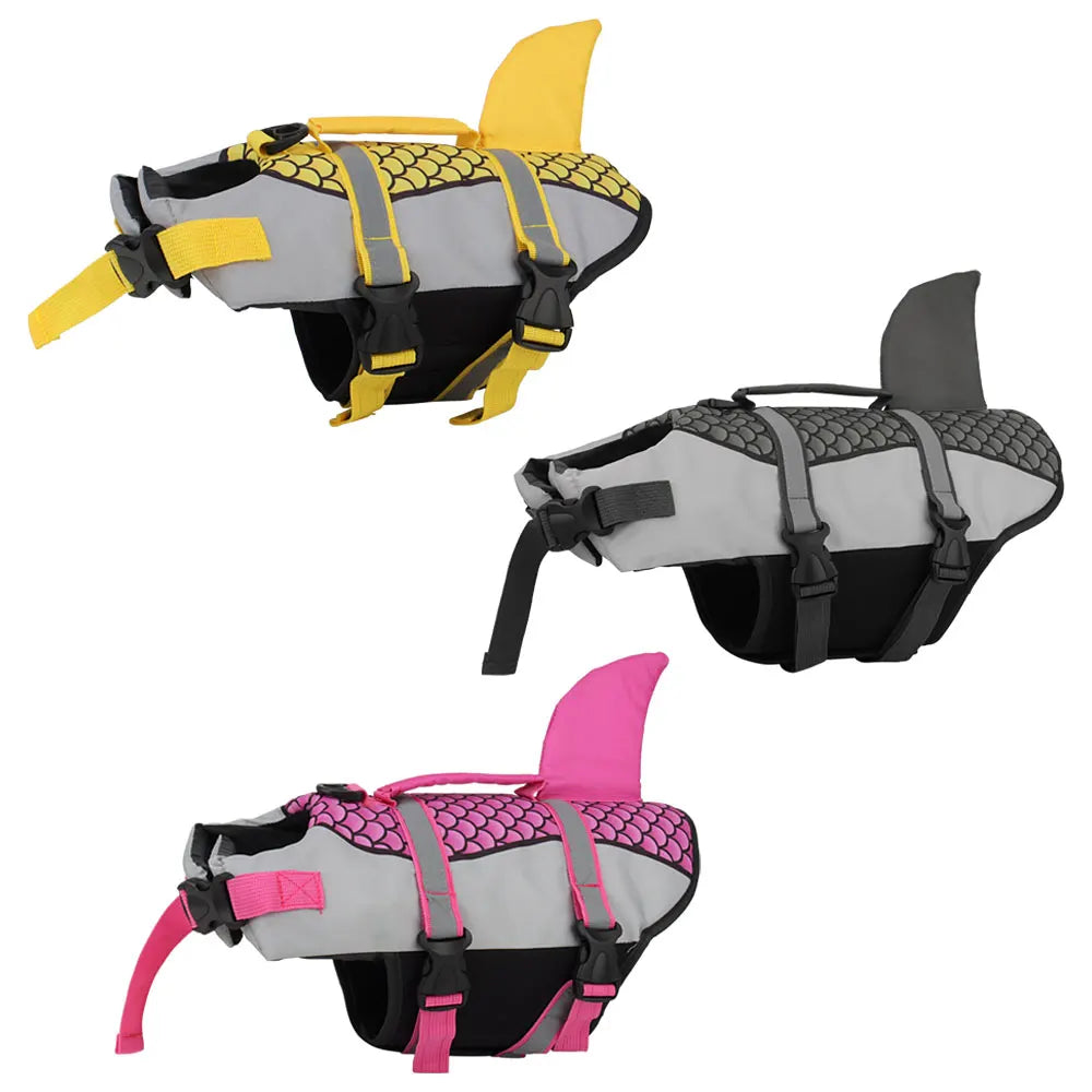 Shark Swim Dog Clothes Pet Life Jacket