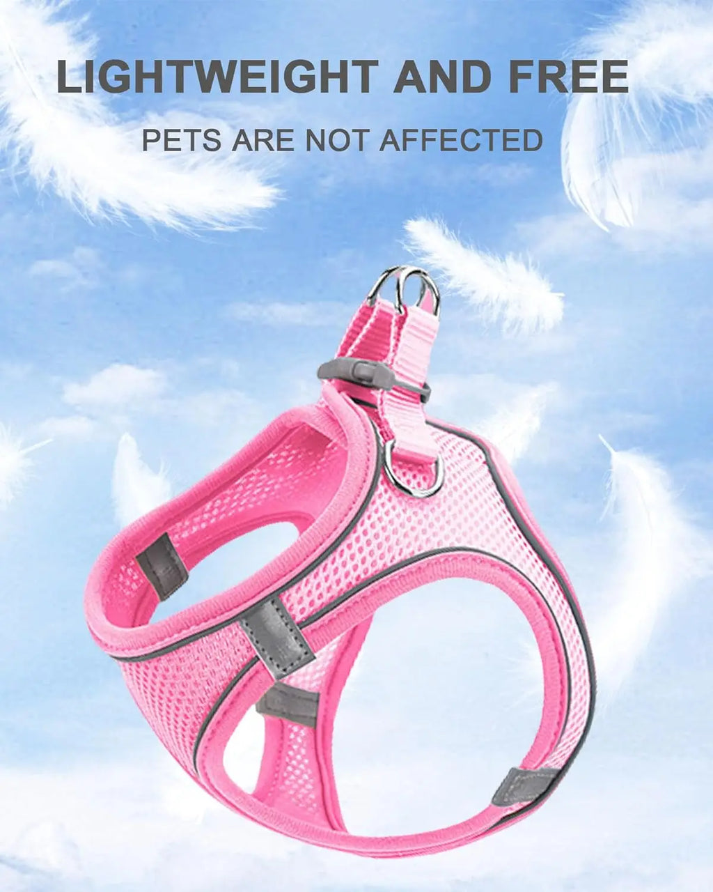 Soft mesh dog chest strap,