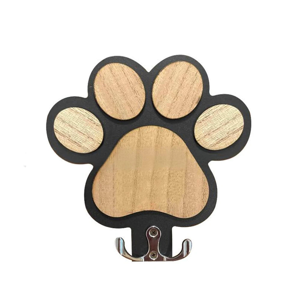 Paw Print Wooden Dog