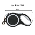 8m Large Dog Leash Retractable Pet Extendable