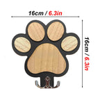 Paw Print Wooden Dog