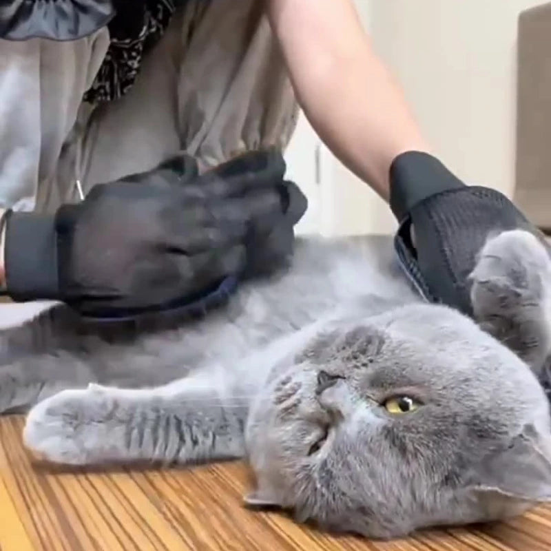 Silicone Pet Grooming Gloves Cats