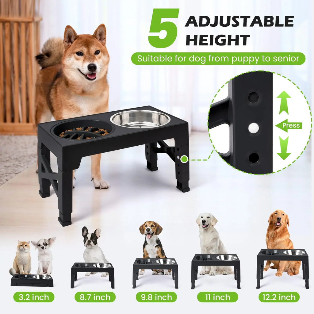 Elevated Dog Feeder Bowls