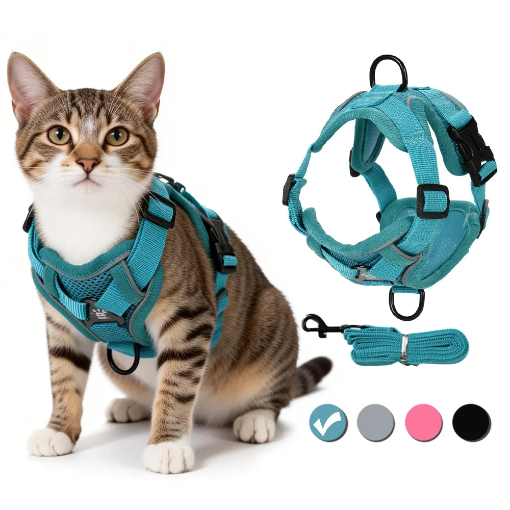 Adjustable Cat Harness Leash