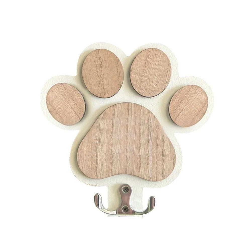 Paw Print Wooden Dog